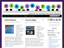 Tablet Screenshot of pianimation.com